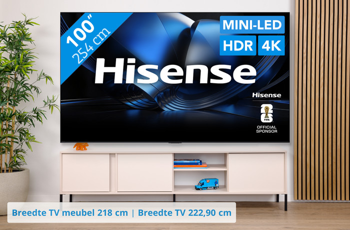 Hisense ULED 100" U79SE (2026) visual Coolblue 1