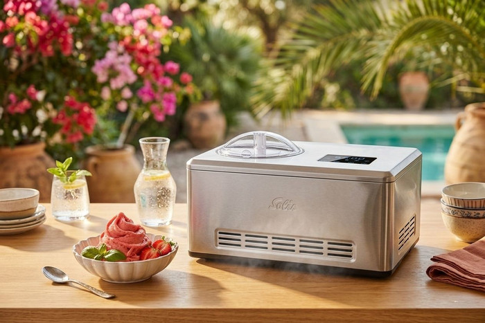 SOLIS Gelateria Pro Touch 3-in-1 8506 product in gebruik
