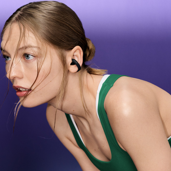 Bose Sport Open Earbuds Zwart product in gebruik