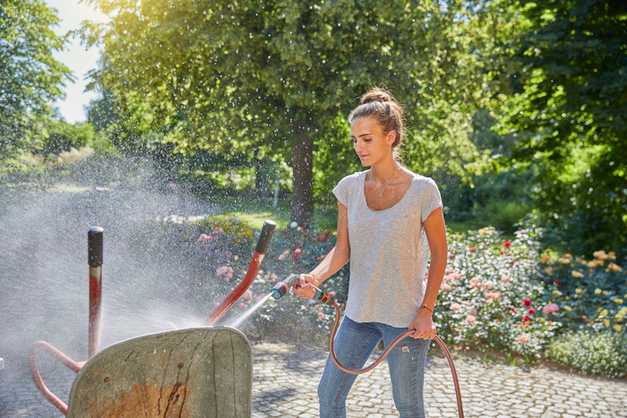Gardena Comfort Spuitpistool EcoPulse product in gebruik