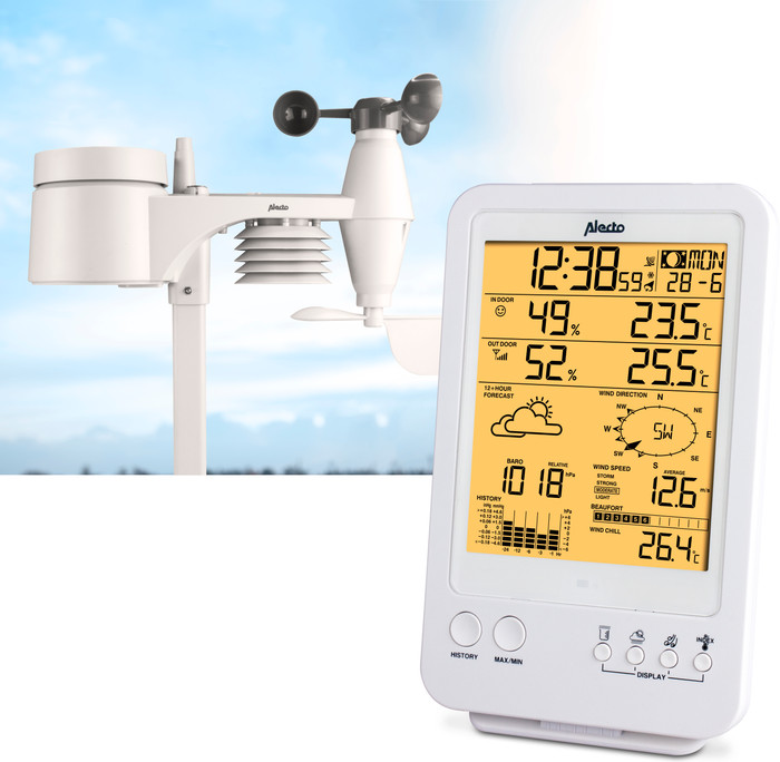 Alecto WS-4800 product in gebruik