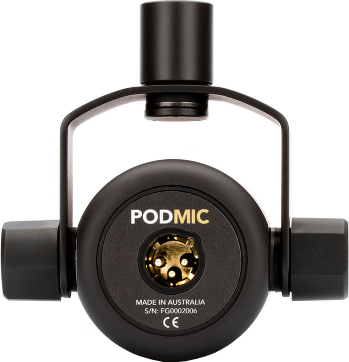RØDE PodMic Black back
