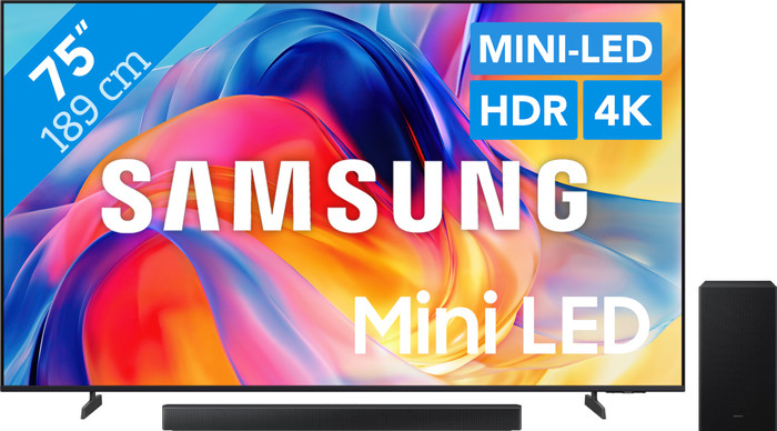 Samsung Mini-led 75" M73H (2026) + Samsung HW-B66CF (2025) Main Image