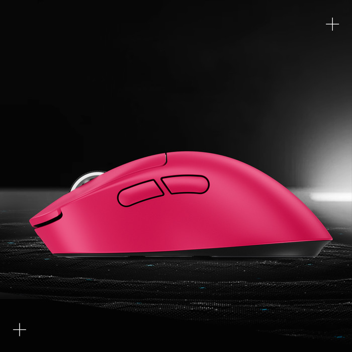 Logitech G PRO X SUPERLIGHT 2 DEX LIGHTSPEED Wireless Gaming Mouse Magenta product in use