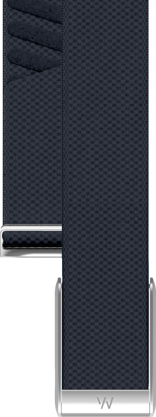 WHOOP 5.0 SuperKnit Luxe Band Dark Blue front