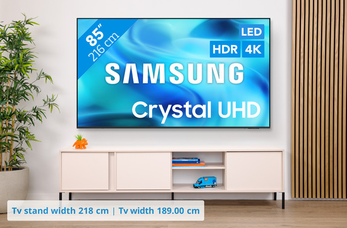 Samsung LED 85" U8070H (2026) + Samsung HW-B750F (2025) visual Coolblue 1