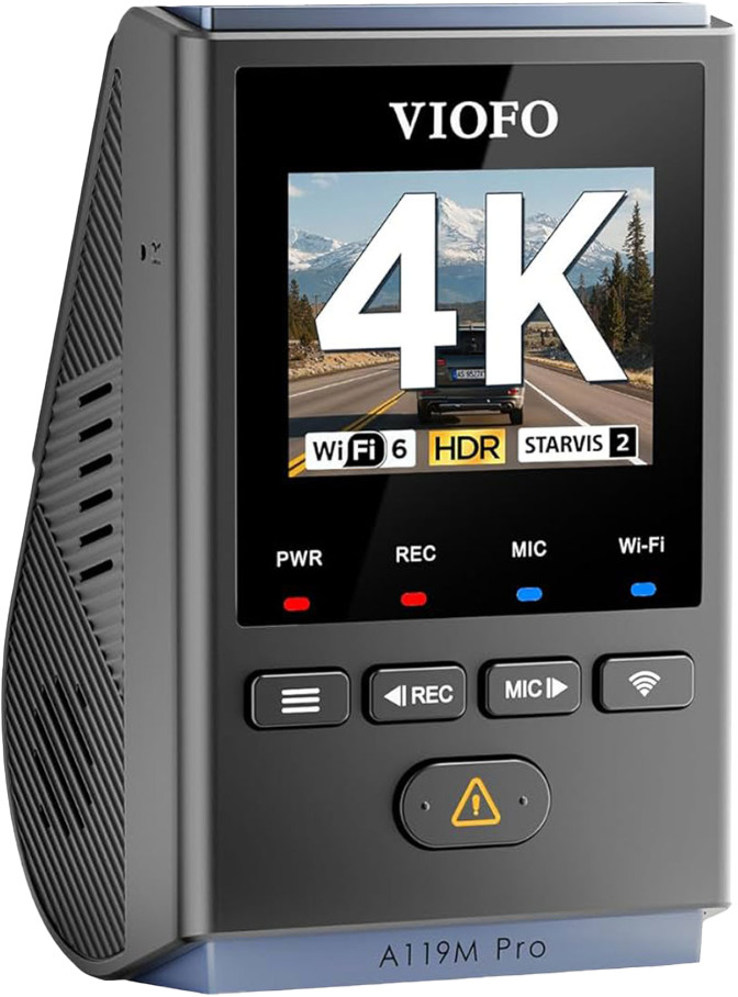 Viofo A119M Pro 4K Wifi GPS voorkant