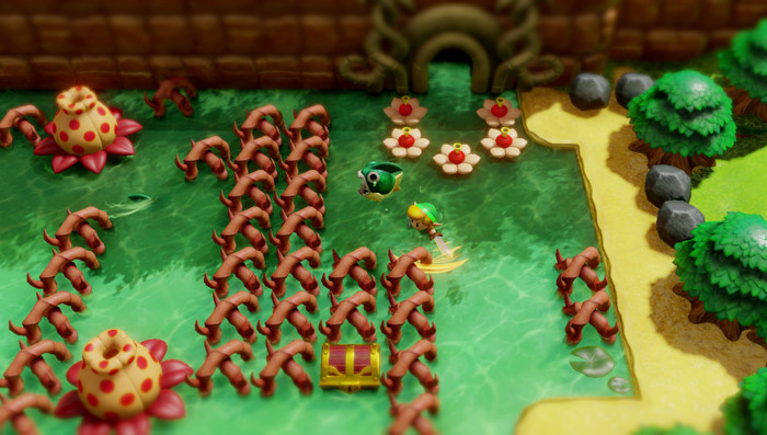 The Legend of Zelda: Link's Awakening Nintendo Switch product in use