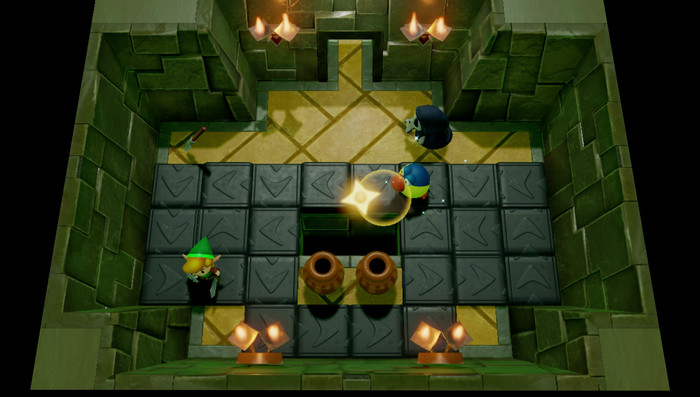 The Legend of Zelda: Link's Awakening Nintendo Switch product in use