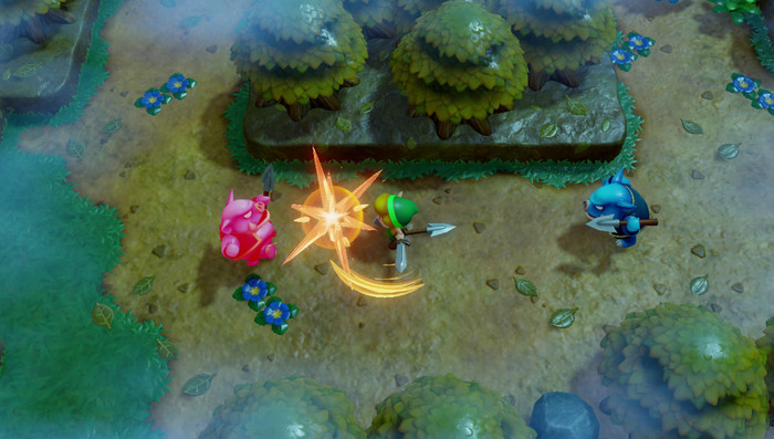 The Legend of Zelda: Link's Awakening Nintendo Switch product in use