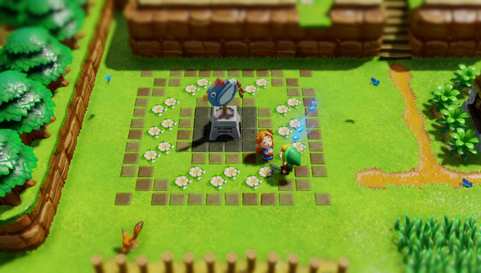 The Legend of Zelda: Link's Awakening Nintendo Switch product in use