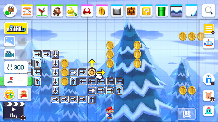 Super Mario Maker 2 Nintendo Switch product in gebruik