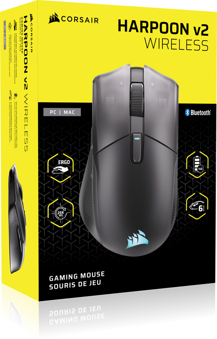 Corsair Harpoon v2 Draadloze Gaming Muis verpakking