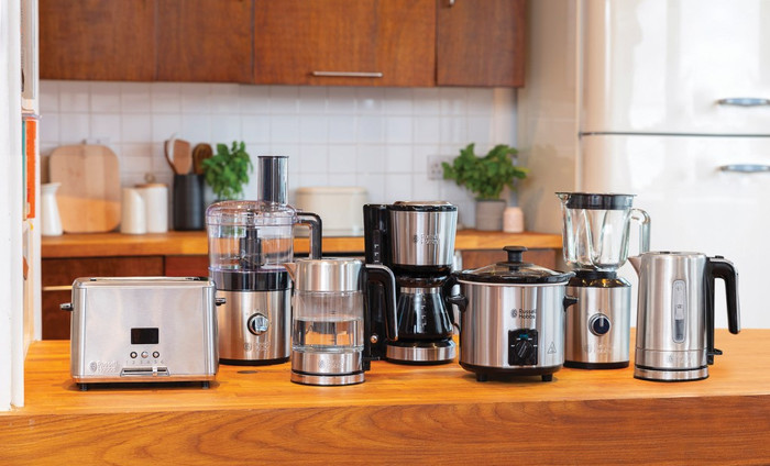 Russell Hobbs Compact Home Brushed product in use
