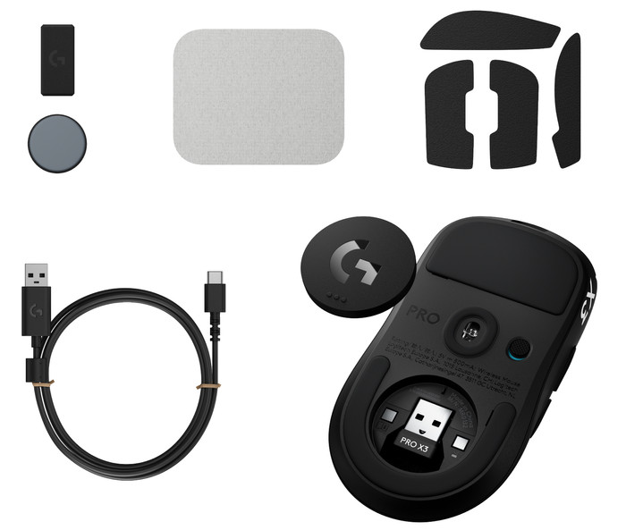 Logitech G PRO X3 SUPERSTRIKE LIGHTSPEED Zwart samengesteld product