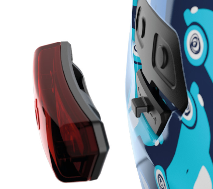 ABUS SMILEY 3.0 LED Blauw M detail