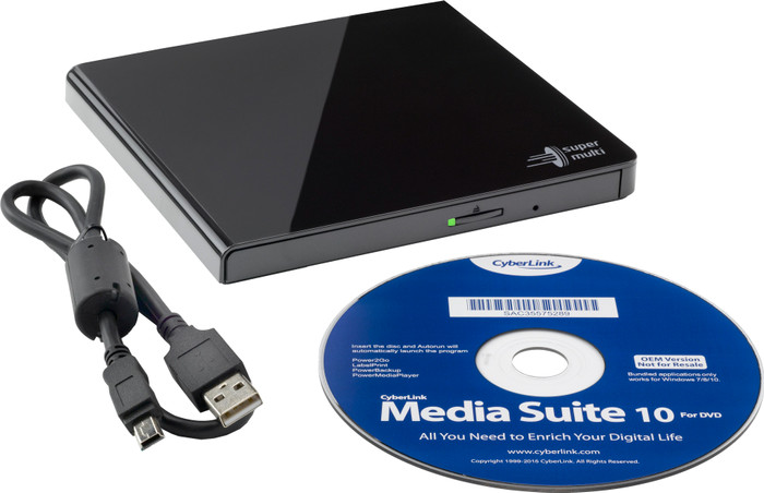 Hitachi-LG GP57EB40 Externe DVD/CD Speler en Brander Zwart accessoire