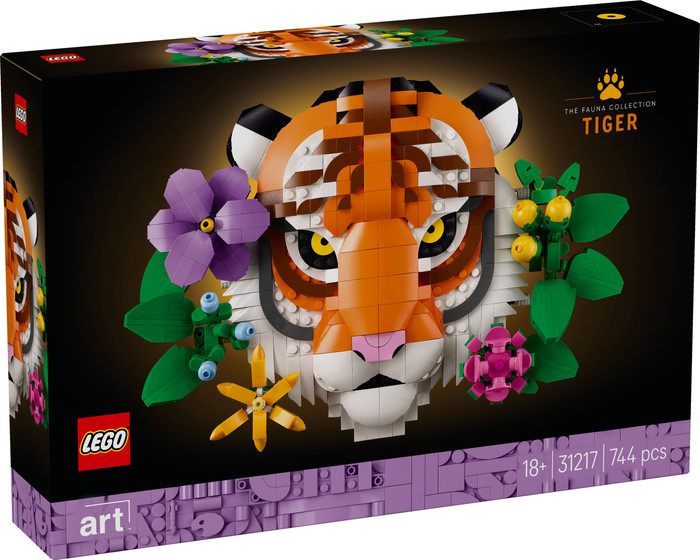 LEGO Art de Faunacollectie Tijger 31217 verpakking