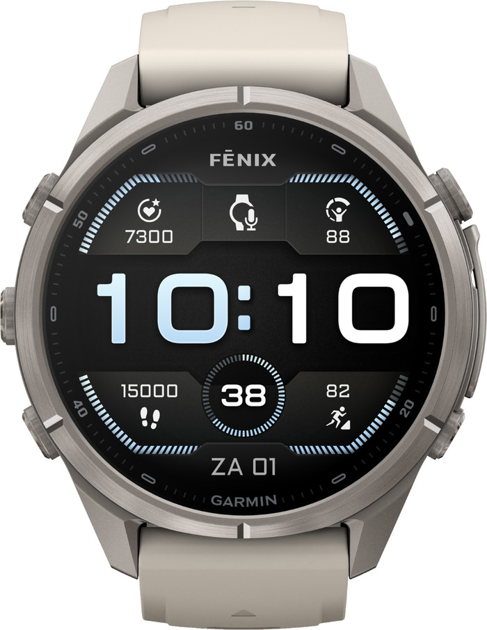 Garmin Fenix 9 Pro Titanium 43mm voorkant