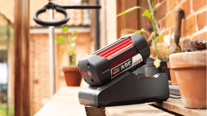 Bosch Starterset 36V 4,0 Ah product in gebruik