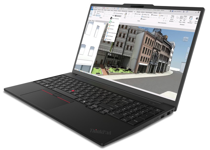 Lenovo ThinkPad P16s Gen 5 (AMD) Copilot+ PC - 21XG002FMH OLED QWERTY rechterkant
