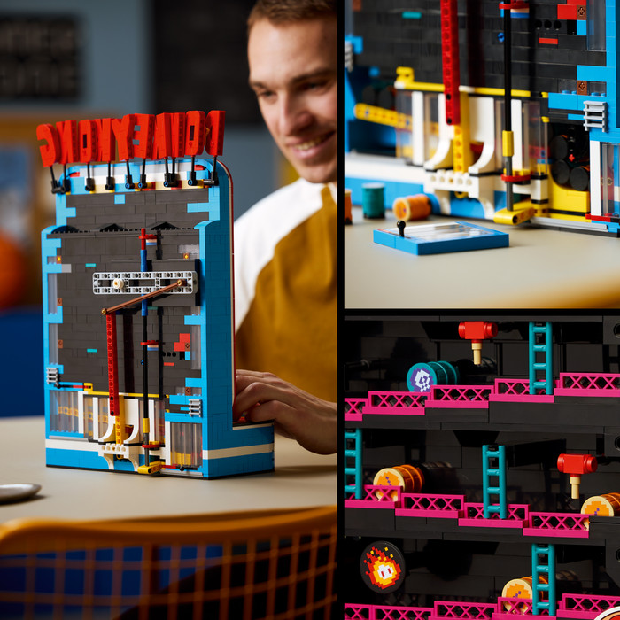 LEGO Super Mario Donkey Kong Arcadekast 72051 detail