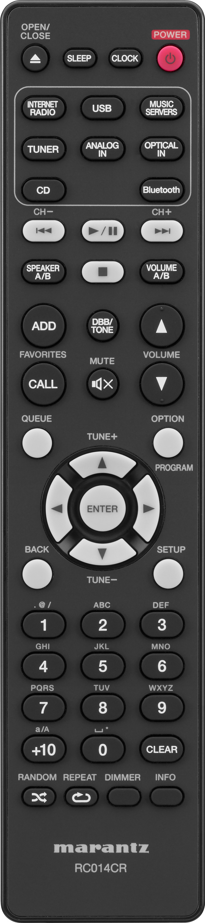 Marantz Melody X Zwart accessoire