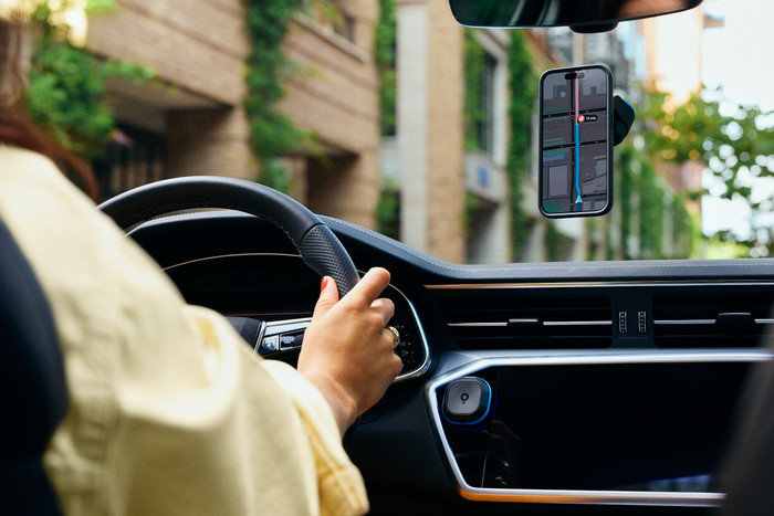 Tom by TomTom Premium Pack product in gebruik