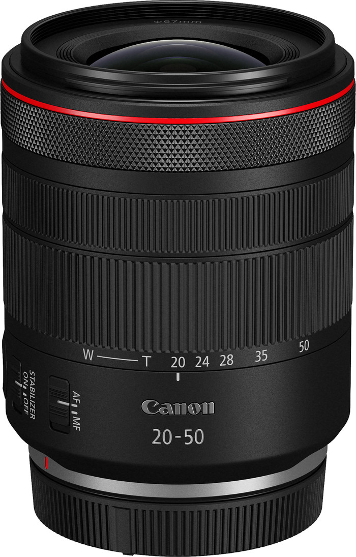 Canon RF 20-50mm f/4L IS USM PZ voorkant