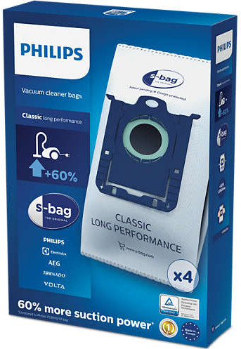 Philips S-Bag FC8021/03 (4 stuks) verpakking