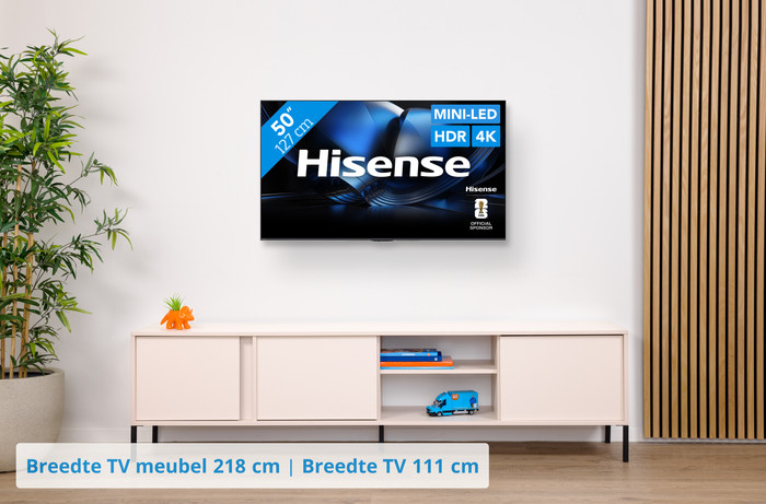 Hisense ULED 50" U79SE (2026) visual Coolblue 1