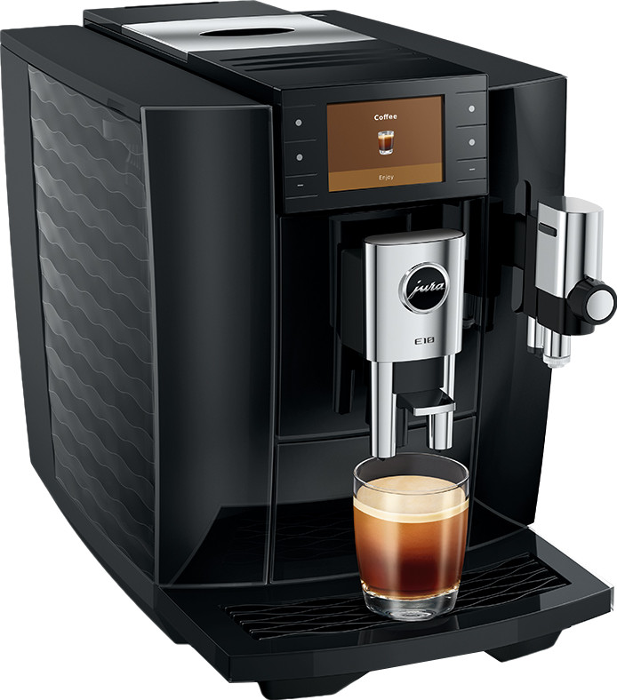 JURA E10 Diamond Black (EA) linkerkant