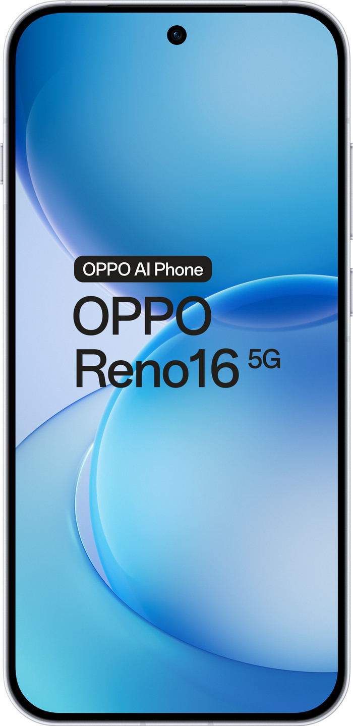 OPPO Reno16 512GB Wit 5G voorkant