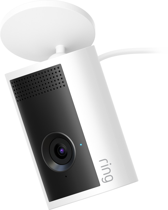Ring Binnencamera Plus Wit rechterkant