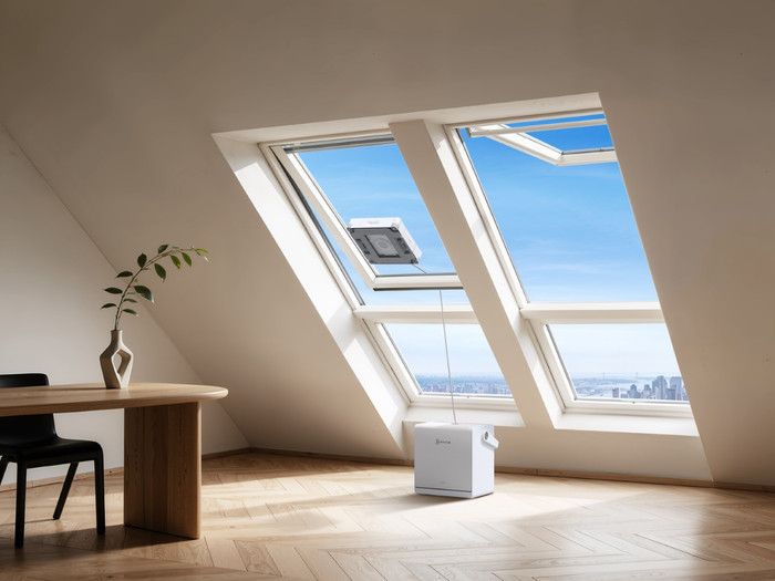 Ecovacs WINBOT W2S Pro Omni product in gebruik
