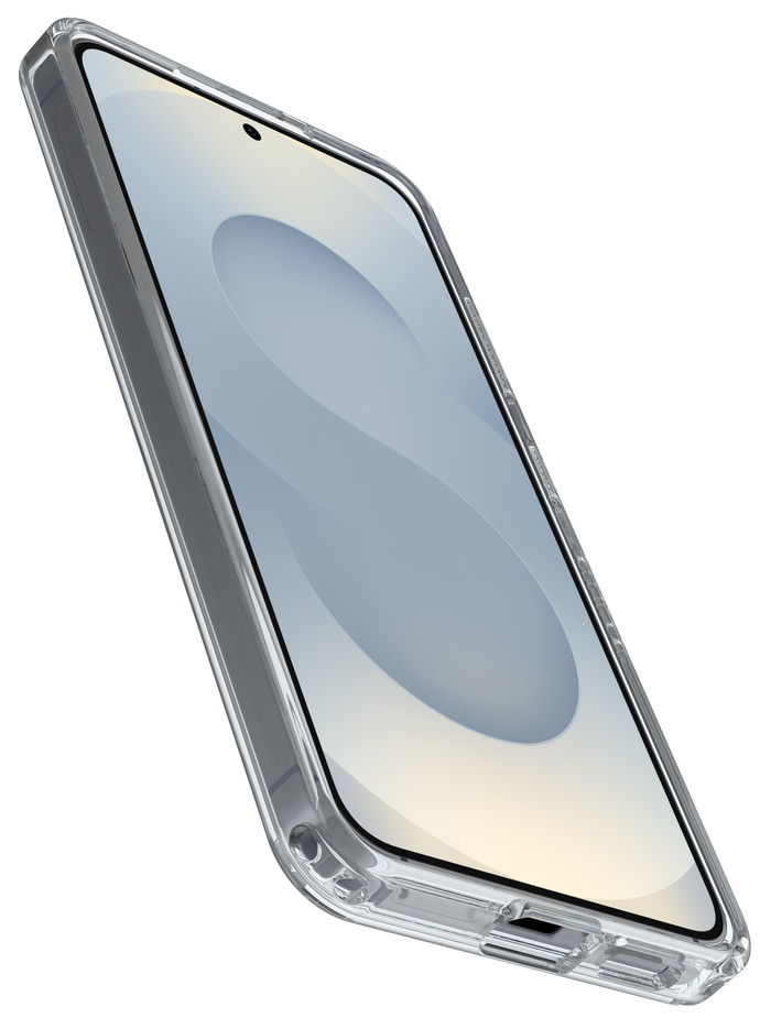 OtterBox Symmetry Samsung Galaxy S26 Back Cover with Magnet Transparent left side