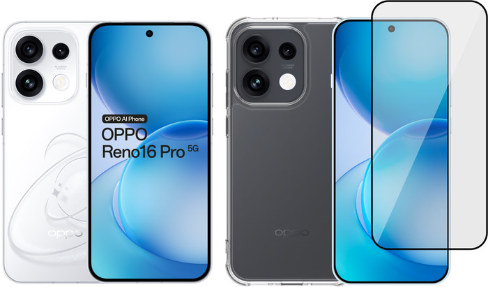 OPPO Reno16 Pro 512GB Wit 5G + Accessoirepakket Main Image