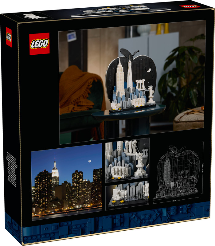 LEGO Architecture New York City: The Big Apple 21066 verpakking