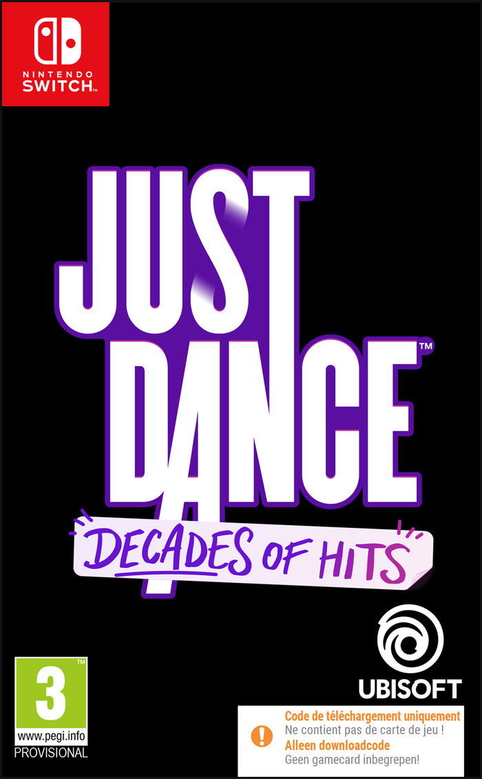 Just Dance Decades of Hits Nintendo Switch verpakking