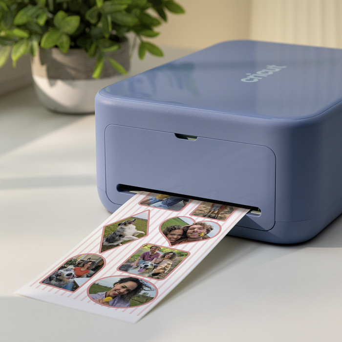 Cricut Fotopakket voor StickerPix Print + Cut product in gebruik