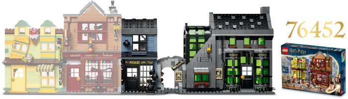 LEGO Harry Potter Verdonkeremaansteeg Tovenaarswinkels 76471 visual leverancier