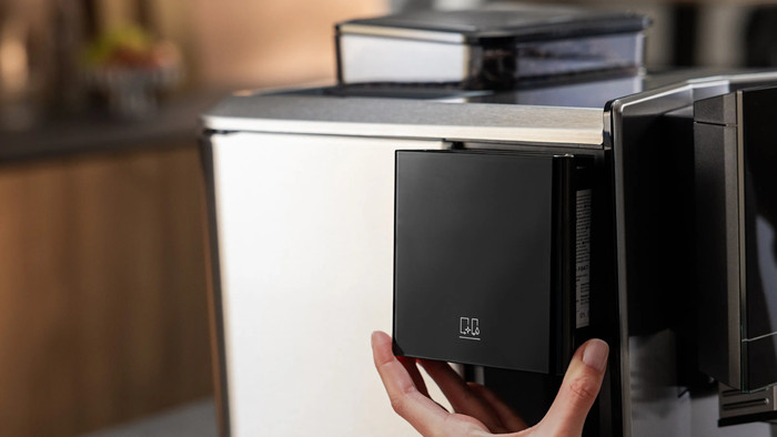Siemens Ontkalkings Cartridge TZ800Z2 product in gebruik