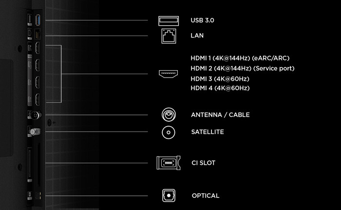 TCL QD Mini-led 55" C69K Pro (2026) detail