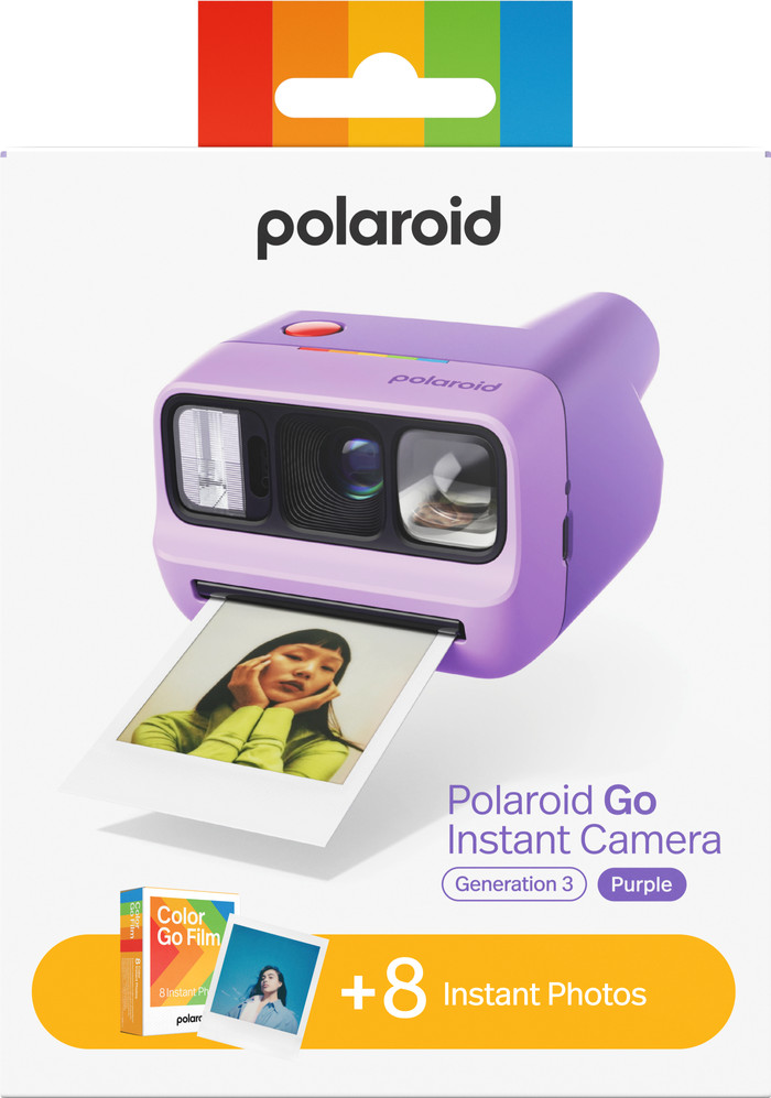 Polaroid Go Gen 3 Paars + Color Film ( 8 stuks) accessoire
