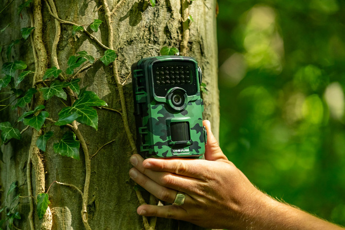 Camouflage EZ20 product in gebruik