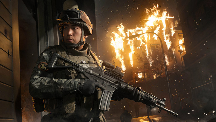 Call of Duty Modern Warfare 4 Xbox Series X product in gebruik