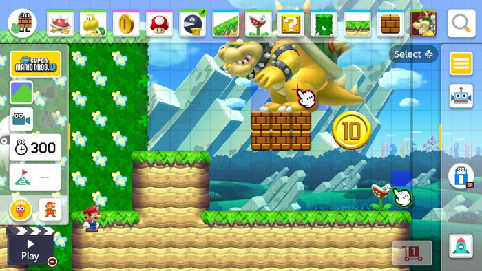 Super Mario Maker 2 Nintendo Switch product in gebruik