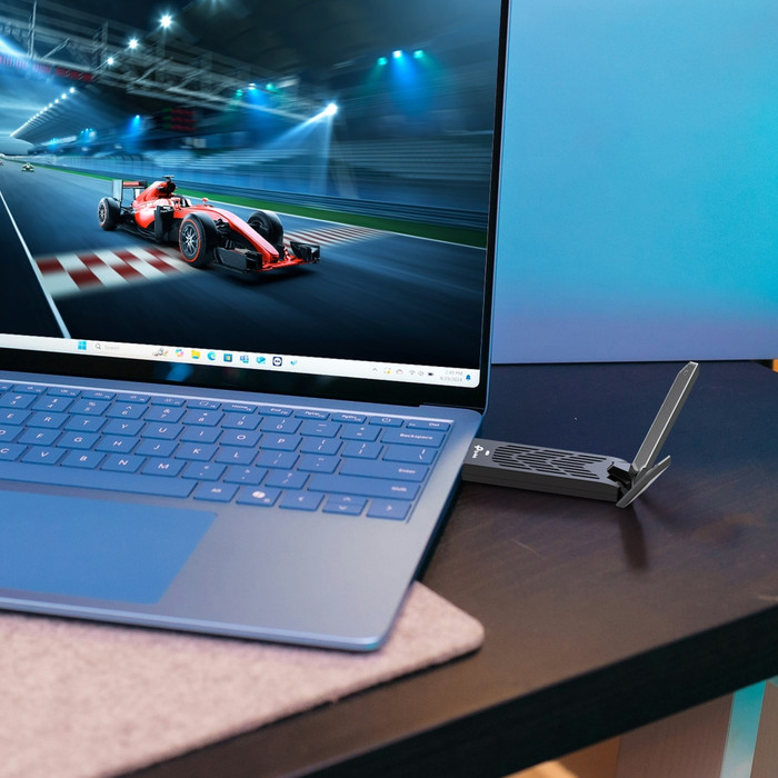 TP-Link Archer TBE400UH product in gebruik