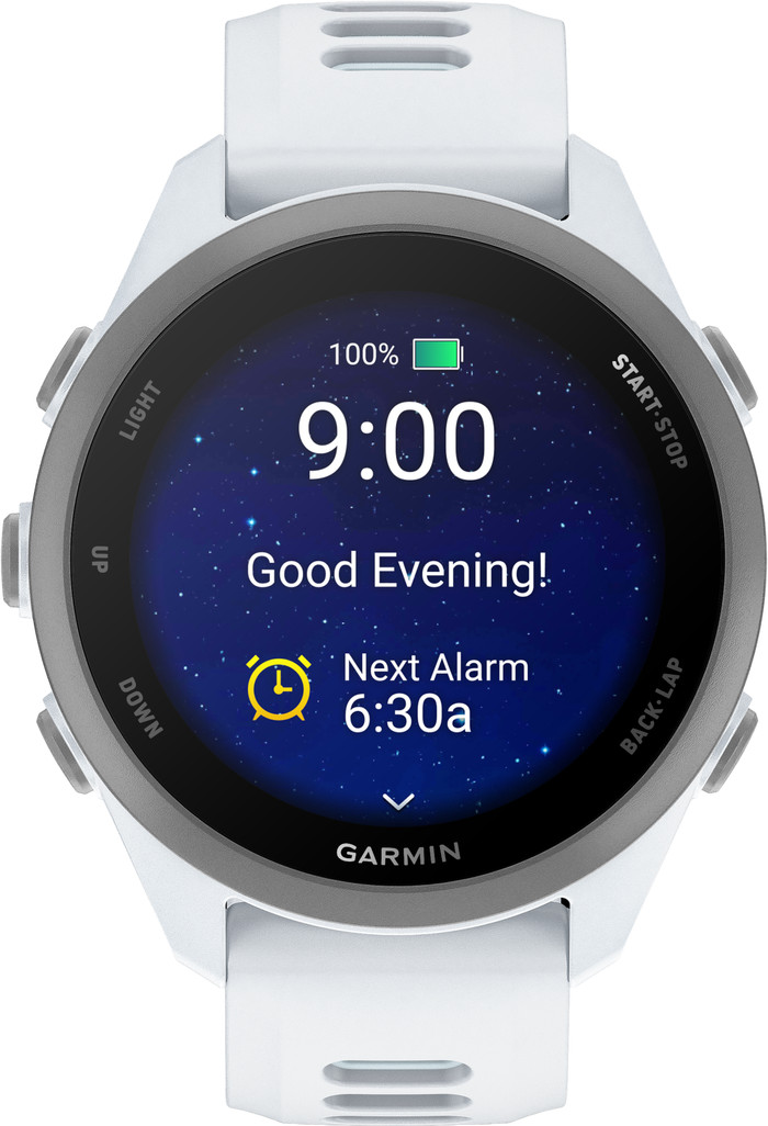 Garmin Forerunner 170 43 mm Wit voorkant