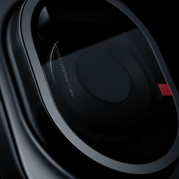 Nothing Headphone (1) Pro Zwart detail